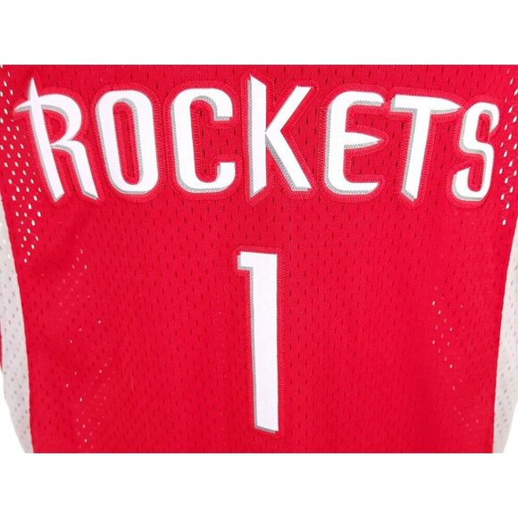 NBA Reebok Houston Rockets Tracy McGrady #1 Swingman Jersey XL Red Sewn NWT - Picture 4 of 13